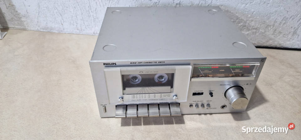 Magnetofon Philips 6312 HIFI STEREO CASSETTE Międzychód