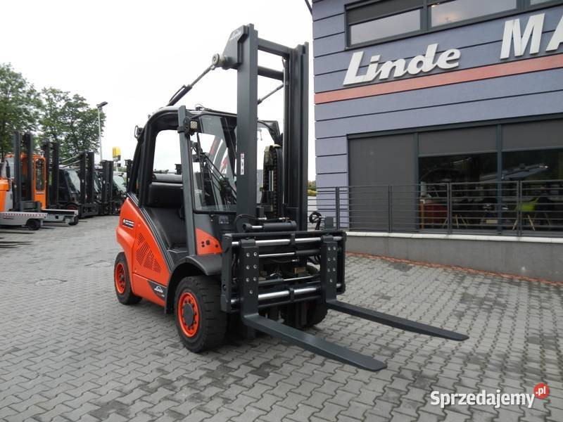 Gazowy wózek widłowy Linde H40T02 Duplex osprzęt Wózki widłowe Mogilany