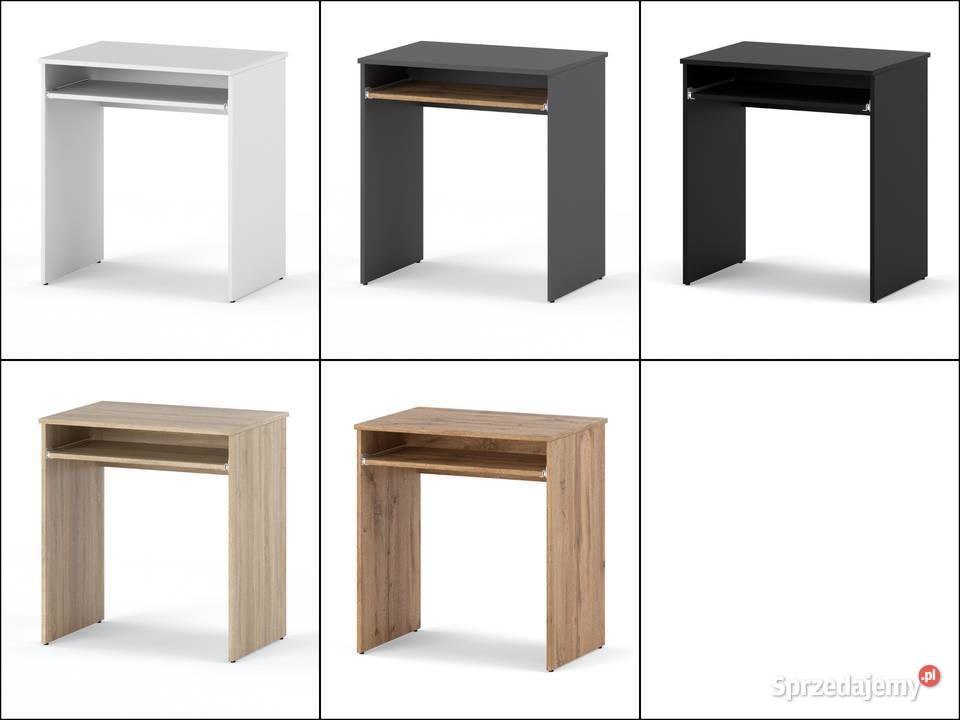 Biurko Małe Czarne Mat 68 Komputerowe Szkolne Elbląg