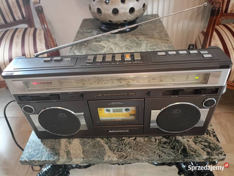 Radiomagnetofon Grundig RR 650 Vintage 80 Lata Drawski Młyn