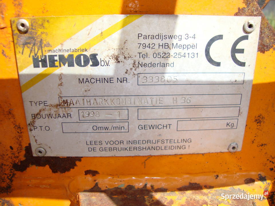 HEMOS kosiarka listwowa nożycowa 180 Czaplinek