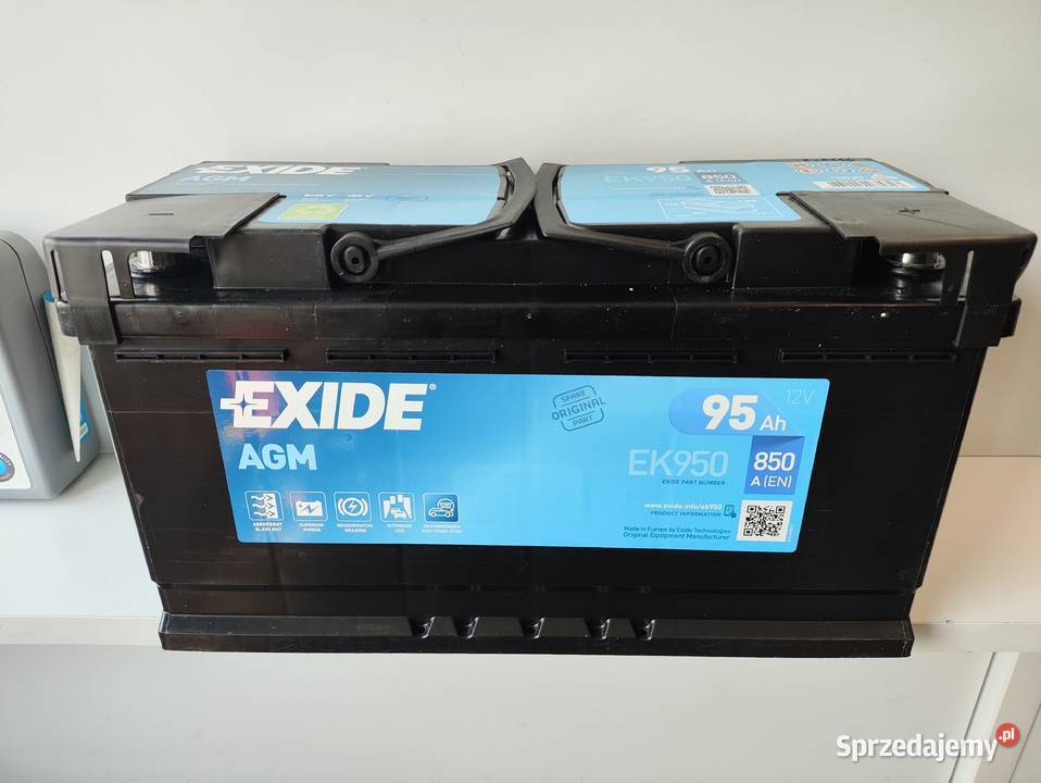 Akumulator Exide EK950 AGM 95Ah 850A StartStop Wrocław