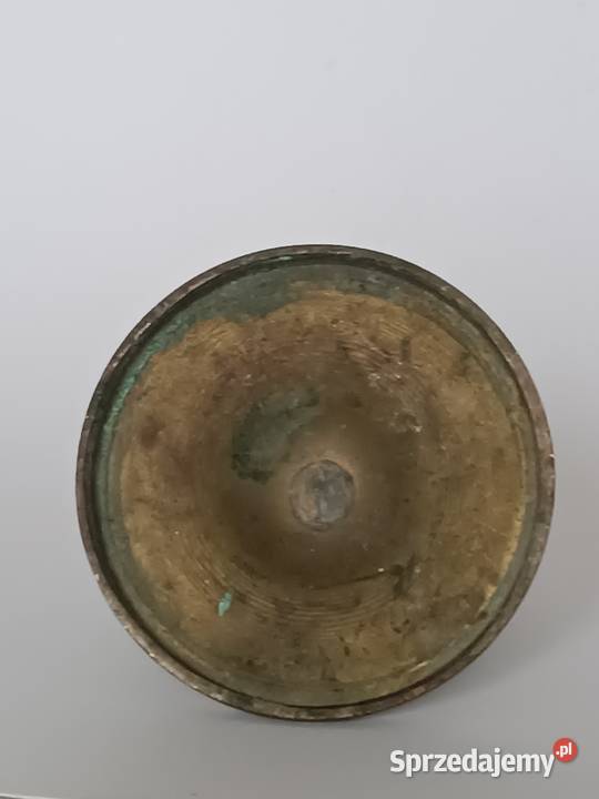 Stara Mosiężna Zapalniczka Biurkowa Gabinetowa Rzeszów