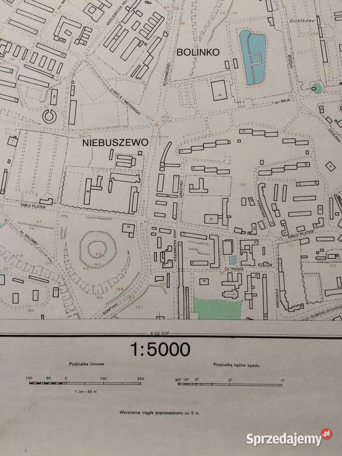 2534 Mapa Tematyczna Szczecin zachodniopomorskie