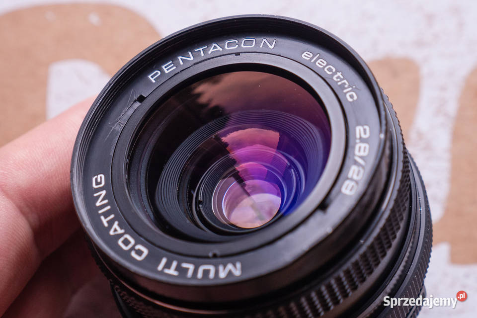 Obiektyw Pentacon electtric 29mm f28 MC M42 Szramowo