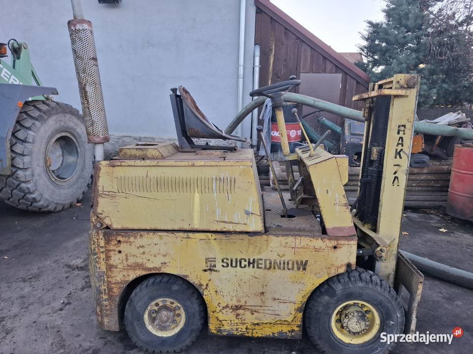 Wózek widłowy Rak 7wspomaganie kierownicy