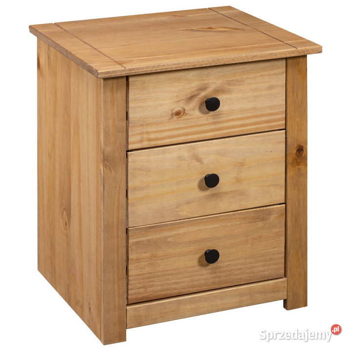 Szafka nocna 46 x 40 x 57 drewno sosnowe seria Warszawa