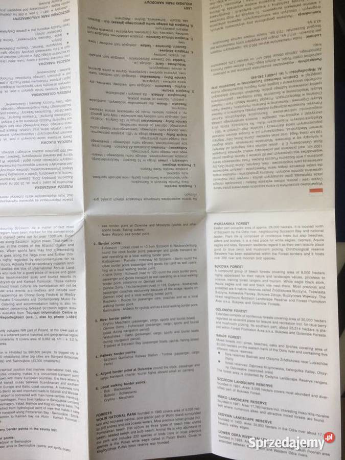 1031 Mapa Turystyczna Województwa Szczecin