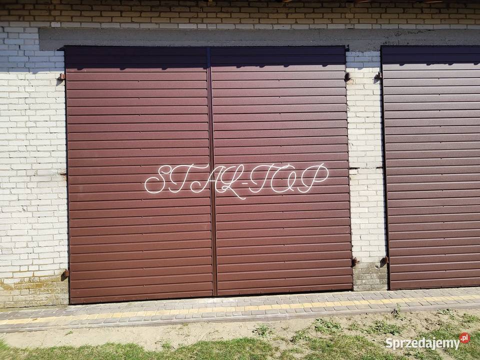 Drzwi garażowe wrota wierzeje do stodoły obory Mińsk Mazowiecki