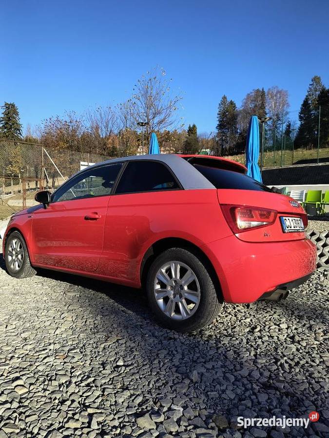 Audi A1 benzyna ful led czerwona perła Jabłonka