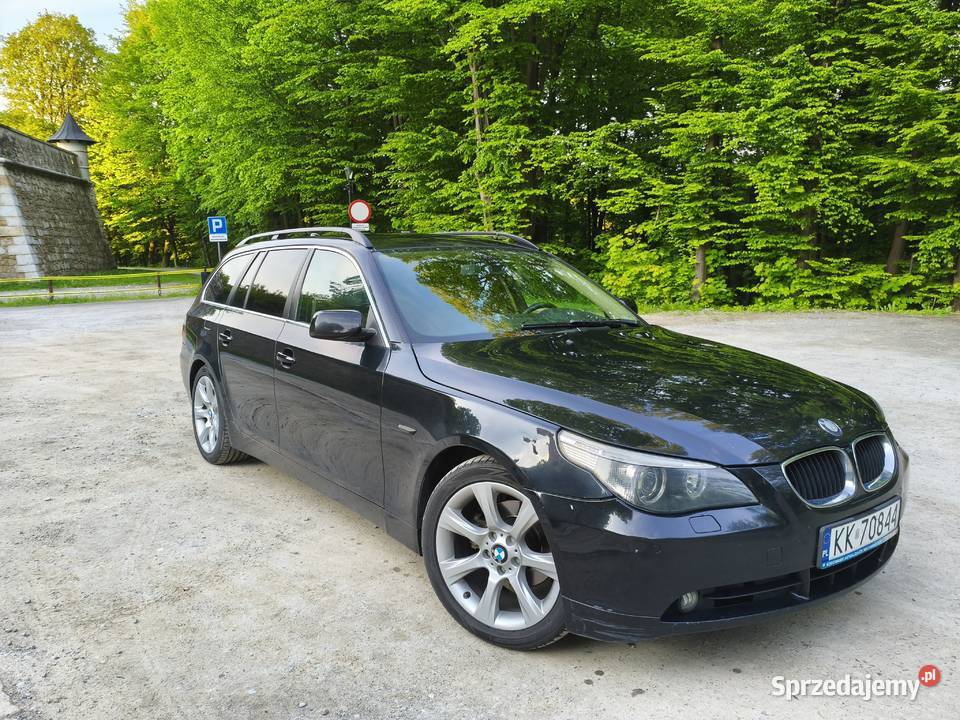 E61 520d m47 163 rozrząd z przodu 2006r autoalarm małopolskie Bochnia