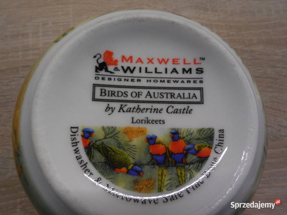 Porcelanowy kubek BIRDS OF AUSTRALIA sprzedam