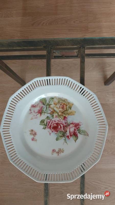 Patera Schumann porcelana Motyw w róże Patery opolskie