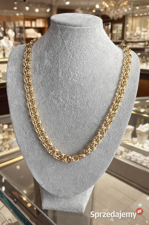 Złoty łańcuch Garibaldi 585 waga 10625 g długość Warszawa