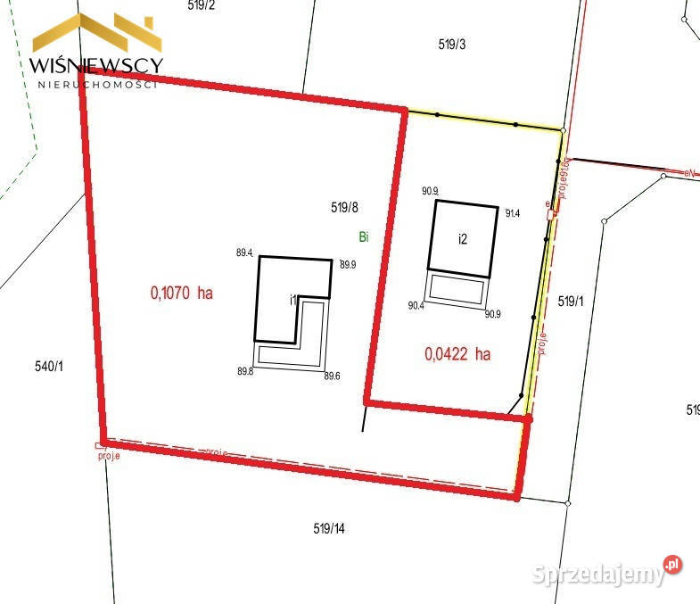 Działka rekreacyjna z domkiem Jezioro Skarlin sprzedam