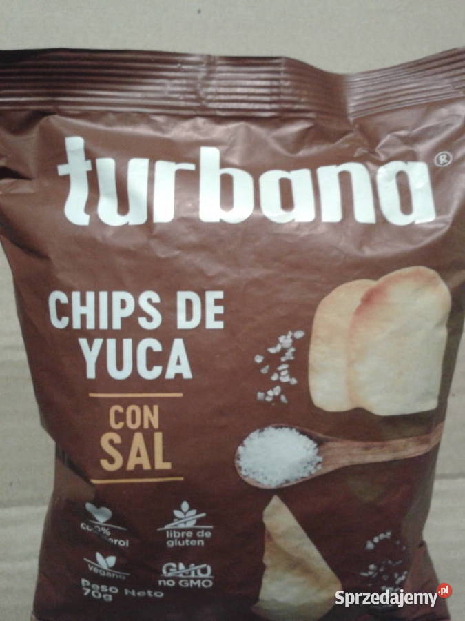 TURBANA Chipsy z manioku z Kolumbii 70g