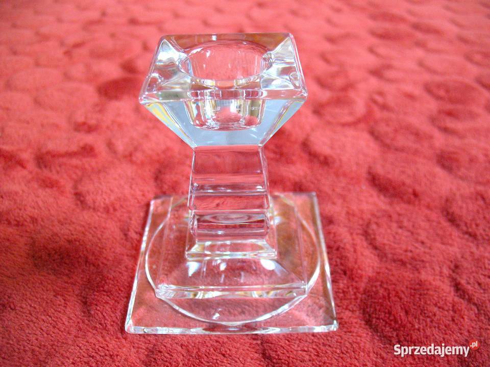Świecznik szklany Crystal Clear Tower sprzedam