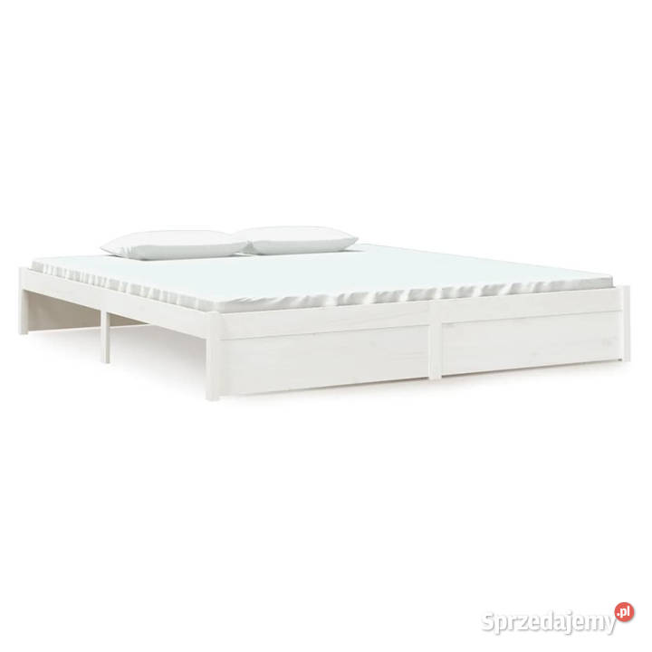 Rama łóżka biała lite drewno 180x200 WM814965 Warszawa
