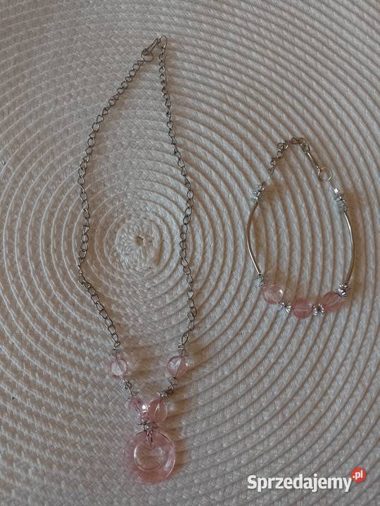 Zestaw biżuterii ŁańcuszekNaszyjnik bransoletka małopolskie Kraków