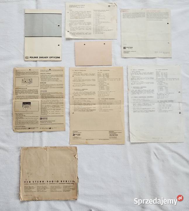 PRL Stare Instrukcje Obsługi Pozostałe śląskie Cieszyn sprzedam