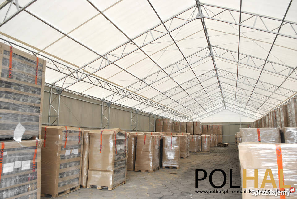 Hala Namiotowa Namiot Magazynowy 13m x 40m x 45m Magazynowanie Gliwice sprzedam