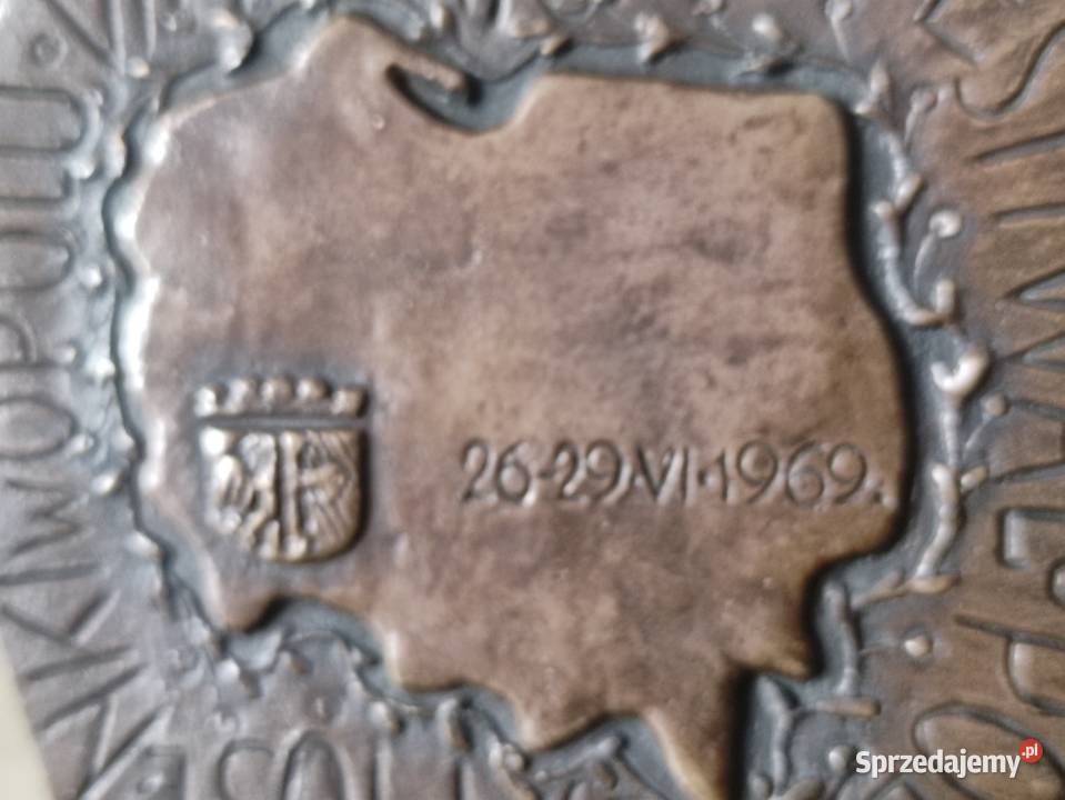 Plakieta z brązu UNIKAT VII KRAJOWY FESTIWAL Janów Lubelski