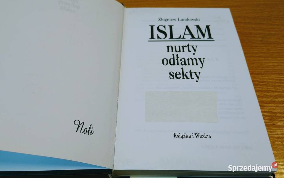 Islam nurty odłamy sekty  Zbigniew Landowski ISBN 9788305135252 Gdańsk