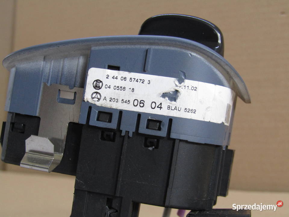 WŁACZNIK ŚWIATEŁ MERCEDES CKL W203 A2035450604 Mysłaków