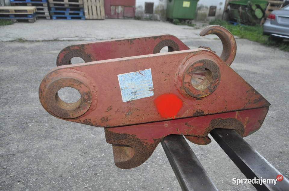 Szybkozłącze mechaniczne LEH do koparki Sierakowice