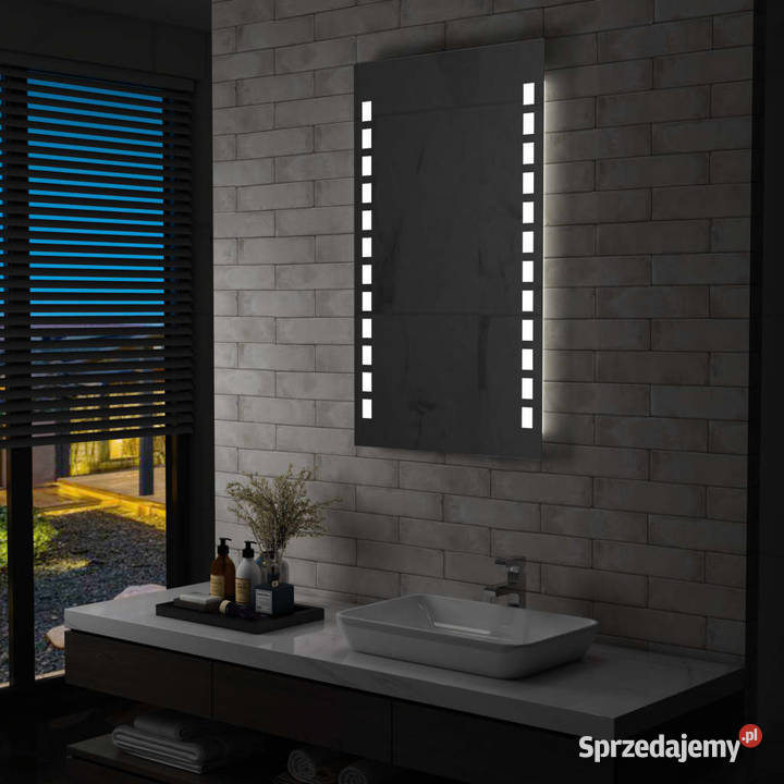 Ścienne lustro łazienkowe z LED 60 x 100 mazowieckie Warszawa sprzedam