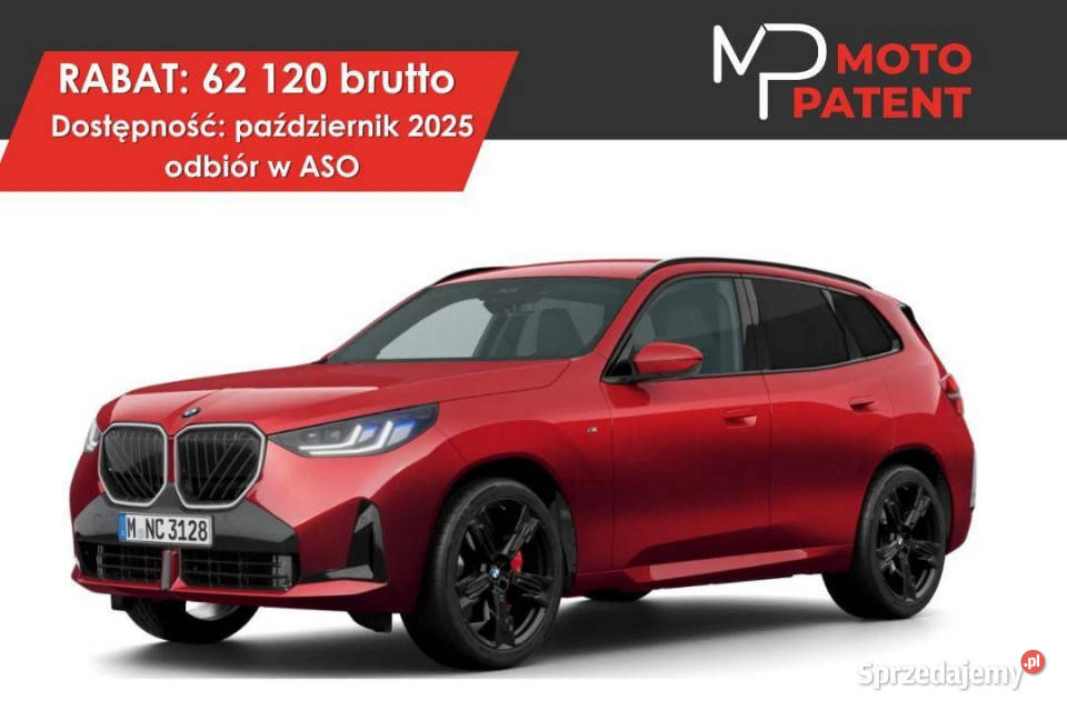 BMW X3 40d xDrive Nowy Model Dostawa Październik X3 Warszawa