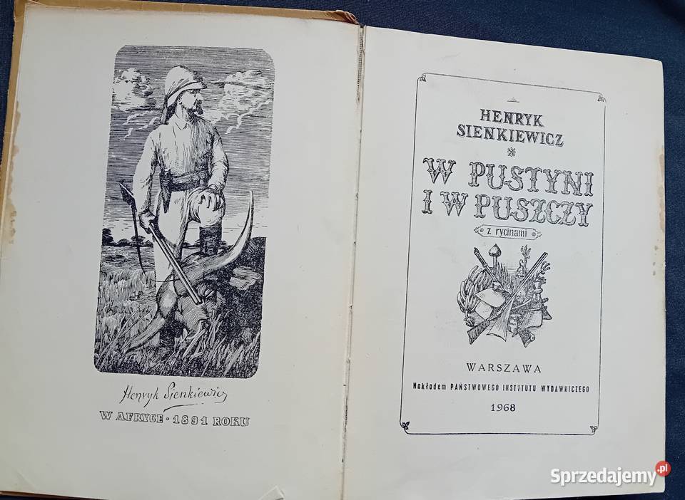 Henryk Sienkiewicz W pustyni i w puszczy PIW Koźminek