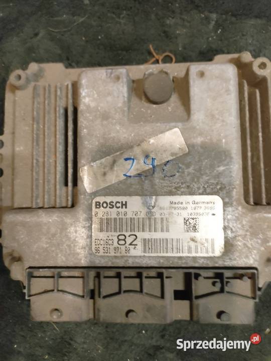 PEUGEOT 14 16 HDI KOMPUTER STEROWNIK 0281010707 osobowe sprzedam