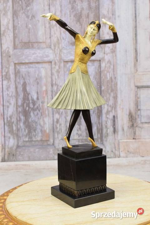 Styl Demetre Chiparus Tancerka Miro Figura z Rzeźby i figury Kraków