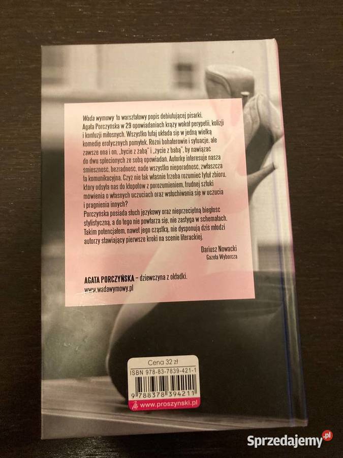 Agata Porczyńska Wada wymowy Proza i poezja Elbląg