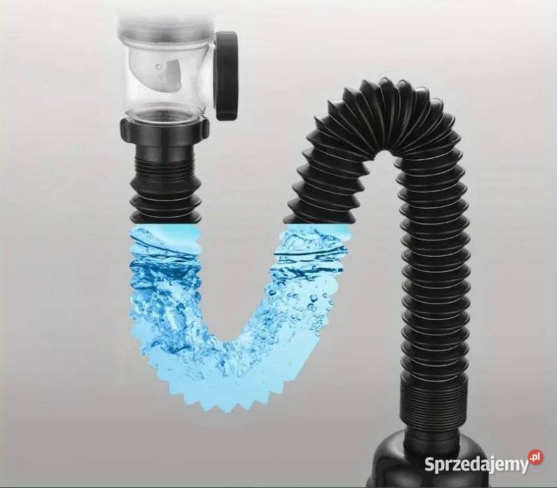 Syfon do umywalki zlewu uniwersalny Swarzędz