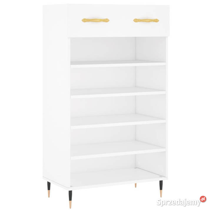 Szafka na buty biała 60x35x105 materiał Warszawa