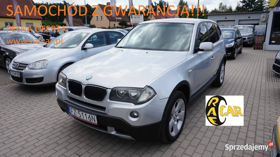 BMW X3 zarejestrowany ubezpieczony Gwarancja E83 elektryczne lusterka lubuskie Zielona Góra