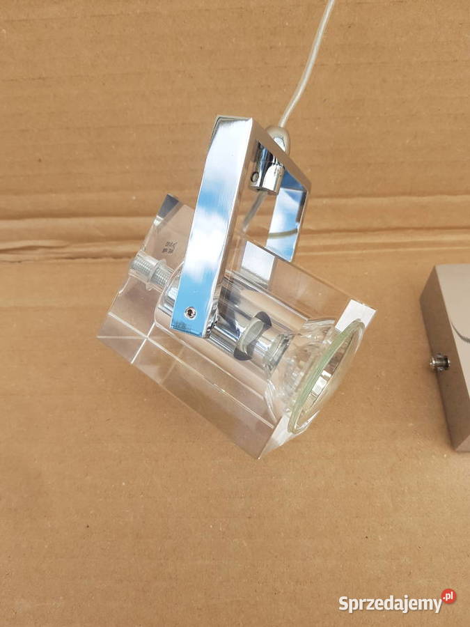 Lampa wisząca KOSTKA szkło 1x50W GU10 regulowana mazowieckie Warszawa