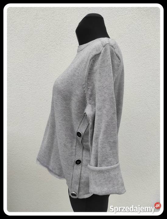 Betty Barclay Sweter ciepły szary miękki 40 L 42 Płock
