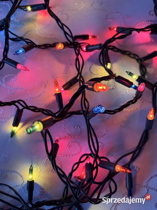 Lampki Choinkowe Goliat 100 lampek 55m Kolorowe Czerwionka-Leszczyny