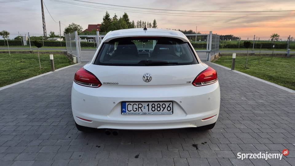 Volkswagen Scirocco 14TSI 160 Rok produkcji 2009 kujawsko-pomorskie Grudziądz
