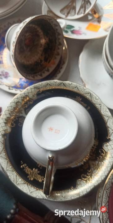 Filiżanka do espresso Pięknie złocona Gdańsk