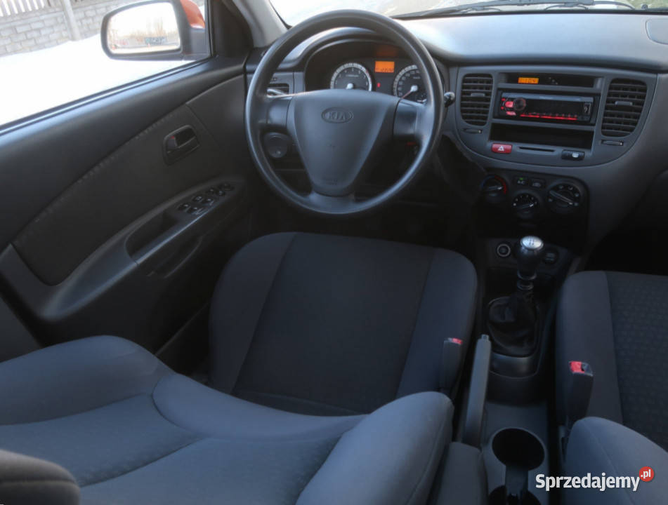 Kia Rio 14 16V pomarańczowy Łódź