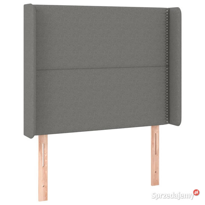 Zagłówek do łóżka z LED ciemnoszary 83x16x118128 Łóżka i materace Warszawa