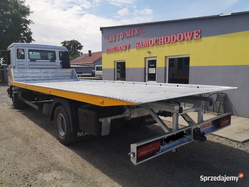 MERCEDES MAN auto laweta nowy najazd Samochody ciężarowe lubelskie Strachosław sprzedam