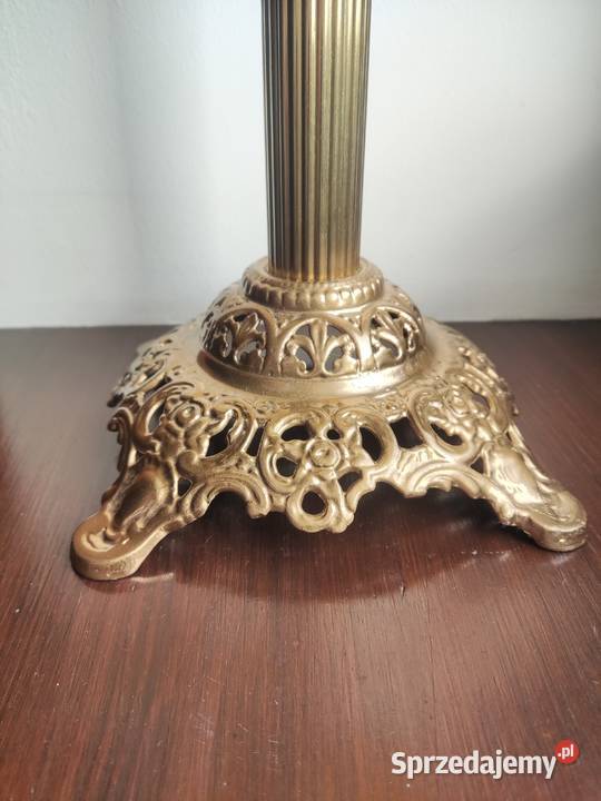 Stara francuska lampa naftowa 663 XIX wiek Kraków