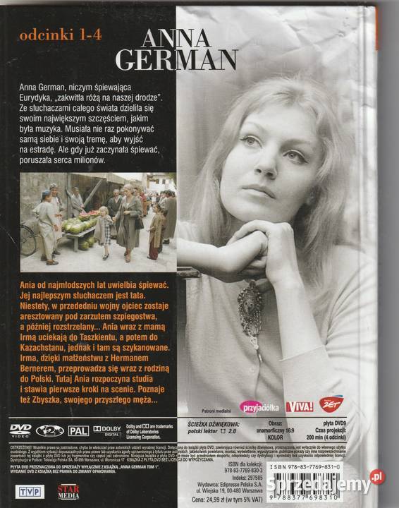 Anna German odcinki tom 1 odcinki 14 DVD Pruszków