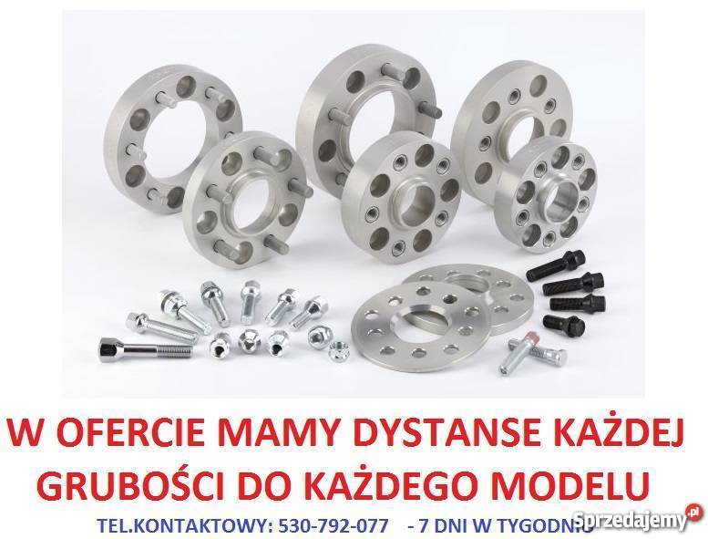 DYSTANSE ADAPTERY DO POSZERZENIA OSI Audi BMW VW osobowe Łódź