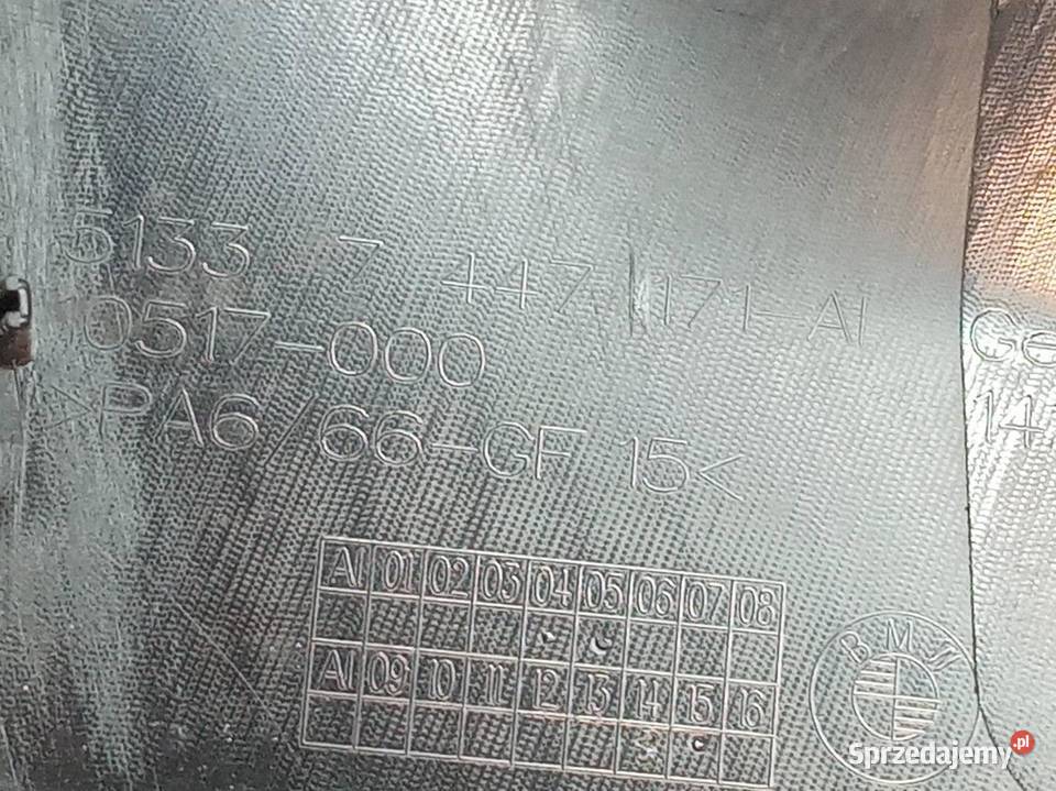 OSŁONA RAMKA DRZWI LEWY PRAWY PRZÓD KPL 7447171 Motoryzacja